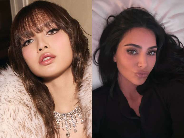 Foto: Instagram @lalalalisa_m | @kimkardashian