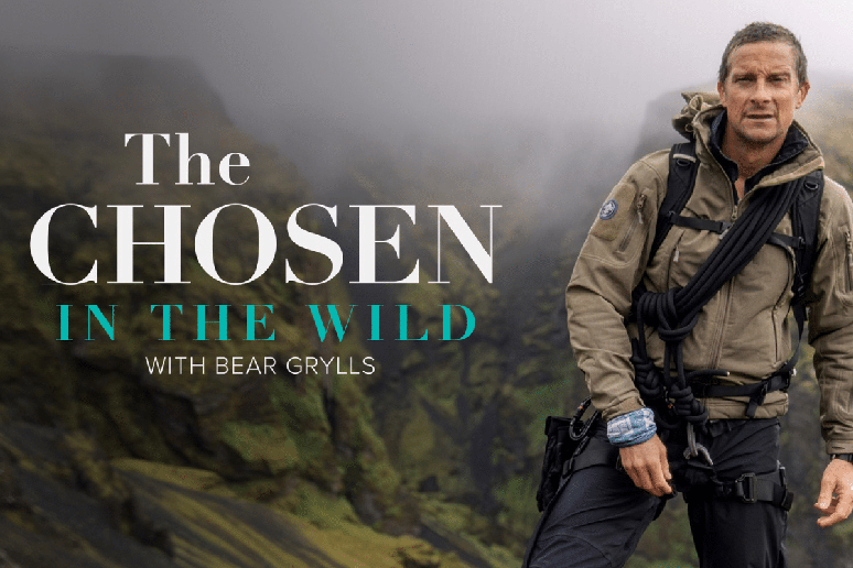 &ldquo;The Chosen in the Wild with Bear Grylls&rdquo; acompanha as aventuras do elenco original da s&eacute;rie sob o comando de Bear Grylls 
