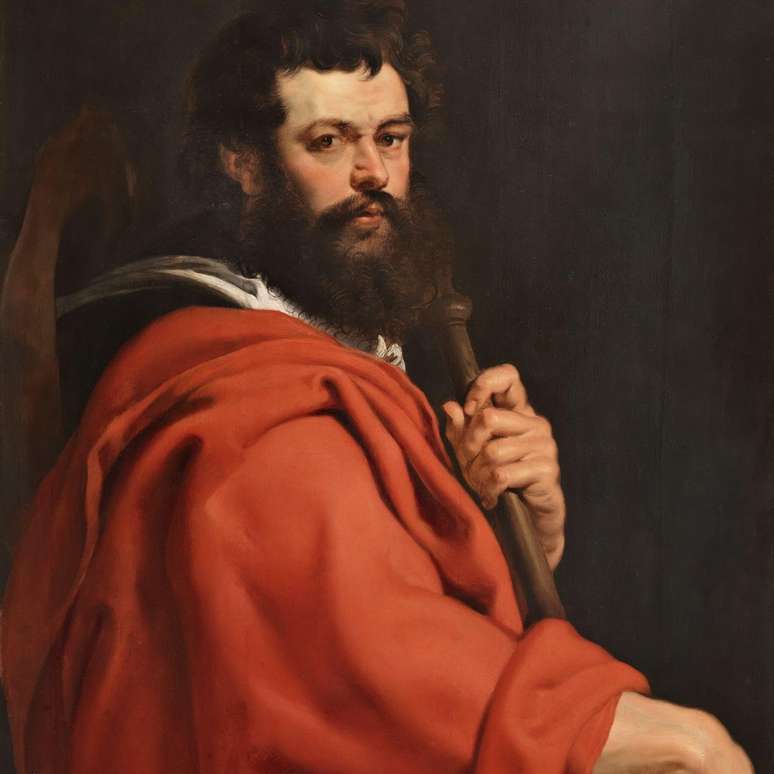 S&atilde;o Tiago, em imagem de Rubens, feita em 1612