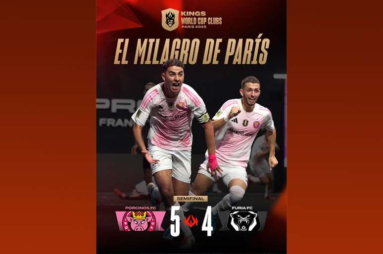 Porcinos ganhou da Furia no Mundial do ano passado &ndash;