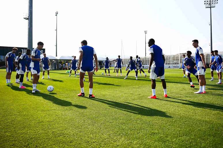 Juventus durante treinamento de pr&eacute;-temporada &ndash;