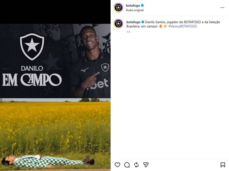 Provoca&ccedil;&atilde;o do Botafogo nas redes sociais &ndash;