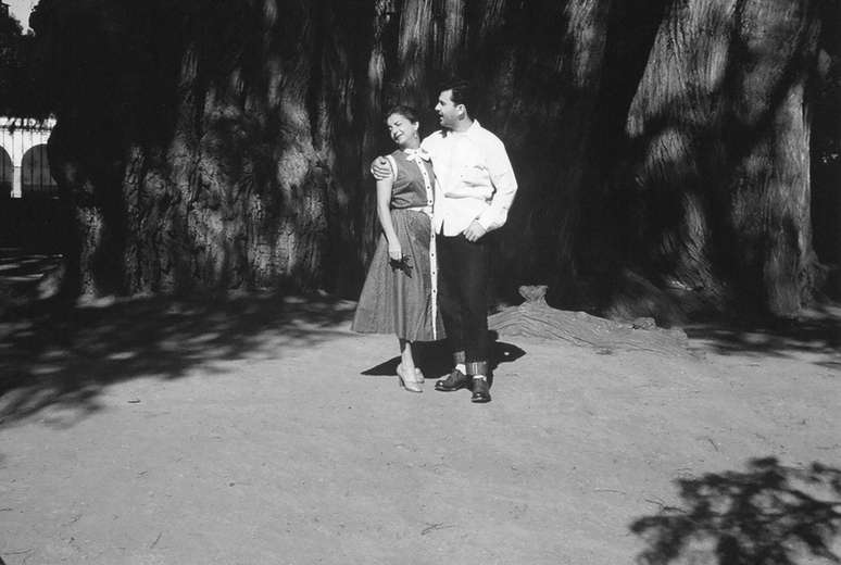 Cristina com seu filho, Antonio