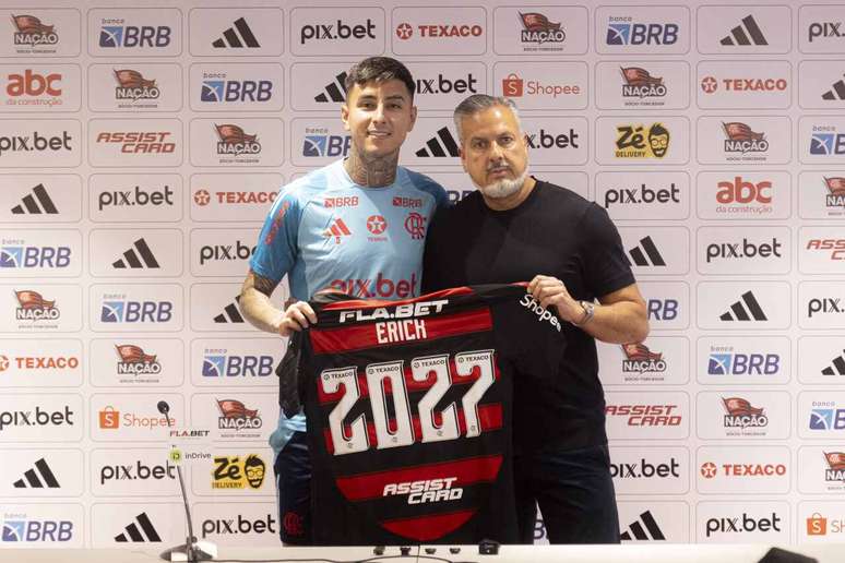 Pulgar tem contrato at&eacute; dezembro de 2027 com o Flamengo &ndash;
