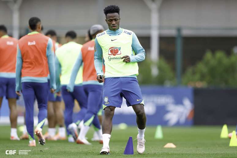 Vini Jr vive impasse para renovar contrato com o Real Madrid &ndash; Rafael Ribeiro/ CBF