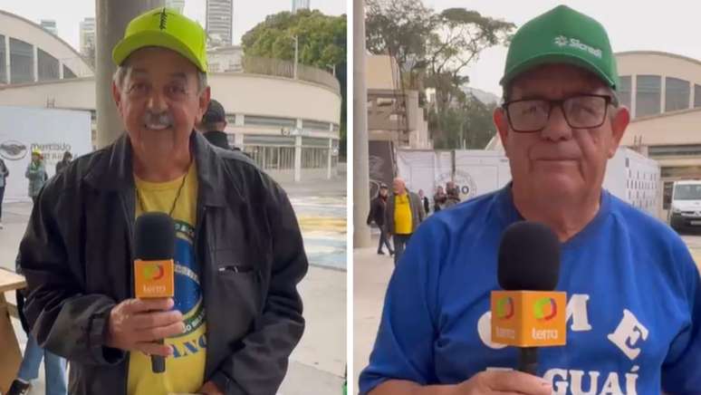 Bolsonaristas Jos&eacute; Carlos de Azevedo, de Ara&ccedil;atuba, e Zez&eacute; do Gasosa, de Tagua&iacute;, chegam a conven&ccedil;&atilde;o do PL que oficializa candidatura de Fl&aacute;vio Bolsonaro &agrave; Presid&ecirc;ncia