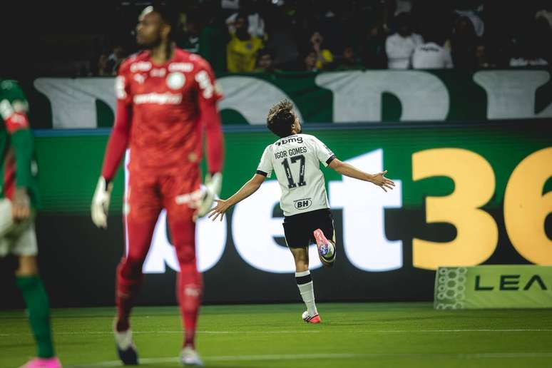 Igor Gomes fez o gol da vit&oacute;ria do Atl&eacute;tico sobre o Palmeiras &ndash;