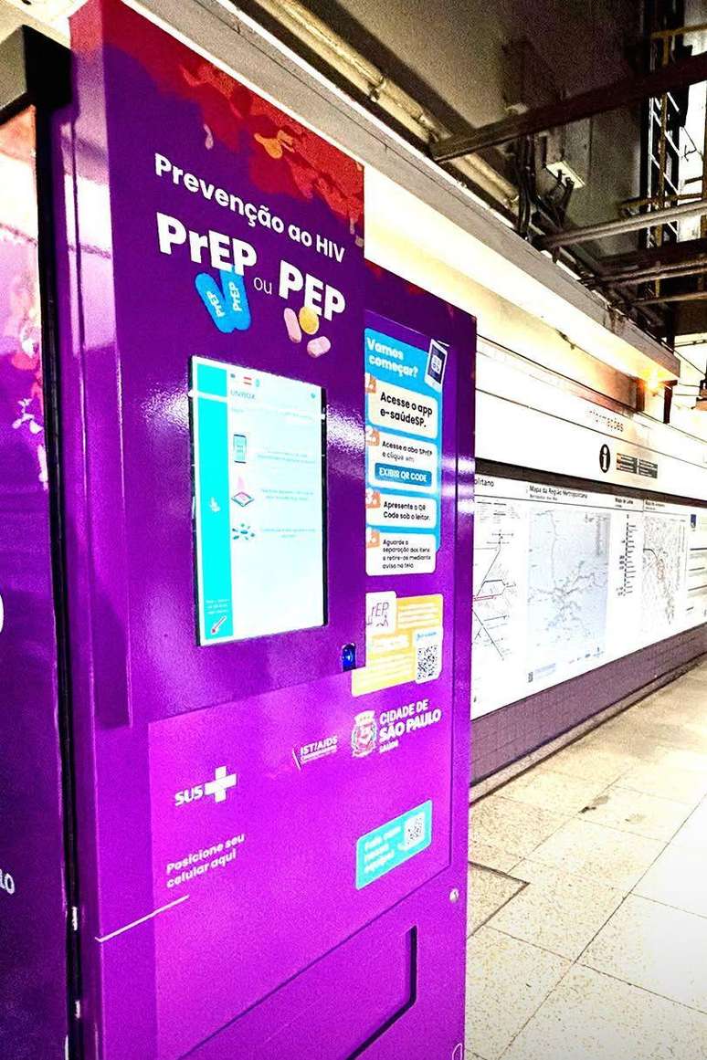 M&aacute;quinas est&atilde;o instaladas nas esta&ccedil;&otilde;es Br&aacute;s, Consola&ccedil;&atilde;o, Luz, Santana e Vila S&ocirc;nia do metr&ocirc; de S&atilde;o Palo