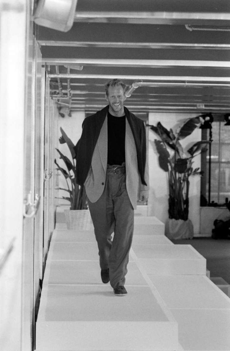 Hoyt Richards desfilou, entre outras marcas, para Donna Karan