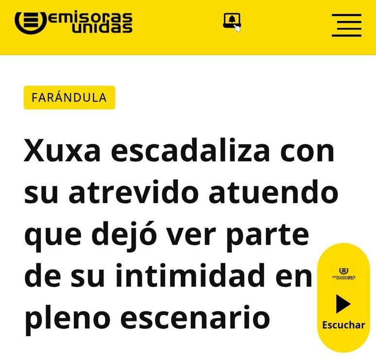 (Foto: Emissoras Unidas)