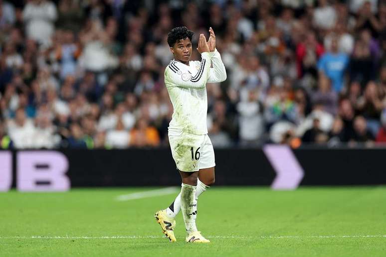 Endrick em campo pelo Real Madrid &ndash;&nbsp;