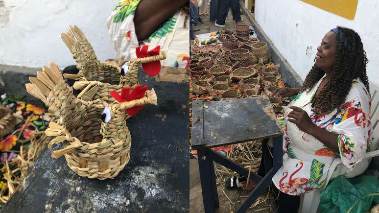 V&aacute;rios turistas que passam pelo local param para observar a arte, assim como para comprar as pe&ccedil;as