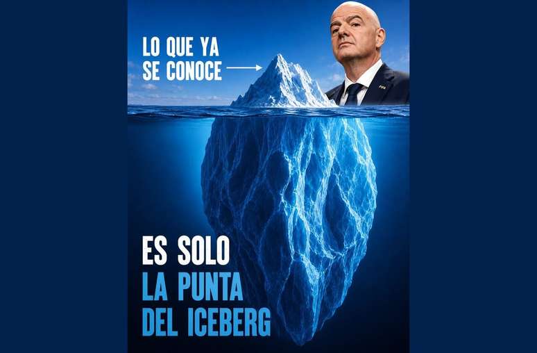 Postagem de Tebas faz duras cr&iacute;ticas ao presidente da Fifa, Gianni Infantino &ndash;