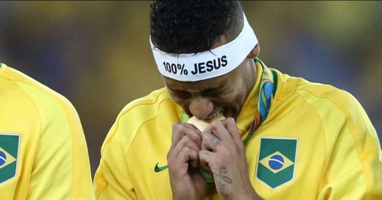 Medalha de ouro pro Brasil &eacute; o grande momento de Neymar na Sele&ccedil;&atilde;o &ndash; Lucas Figueiredo / CBF
