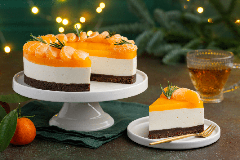 Cheesecake de tangerina 