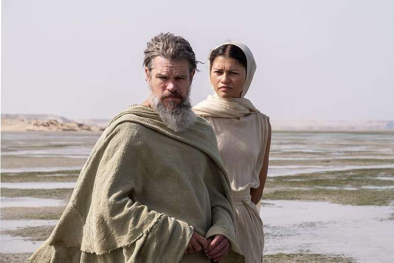Atores Matt Damon e Zendaya interpretam Ulisses e Atena no filme, mas a forma como são retratados alteram a 'essência de Odisseia' segundo Moreno