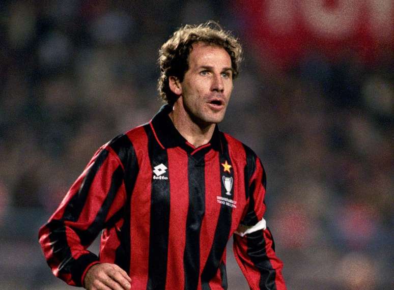 Franco Baresi, em 20 anos com a camisa do Milan fez 720 jogos e marcou 32 gols &ndash; Divulga&ccedil;&atilde;o