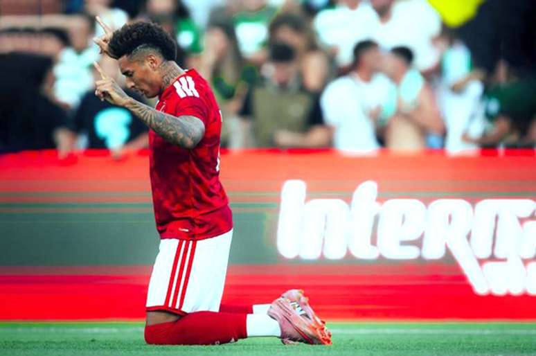 Igor Jesus celebra o seu gol para o Nottingham Forest contra o Sporting. Divulga&ccedil;&atilde;o /Nottingham Forest