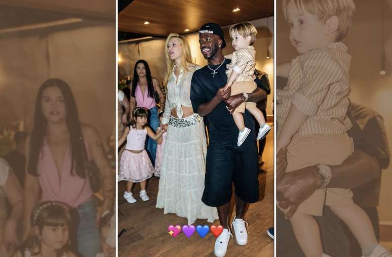 Virginia Fonseca e Vini Jr apareceram juntos durante a festa de anivers&aacute;rio do sobrinho da influenciadora, em Goi&acirc;nia &ndash;