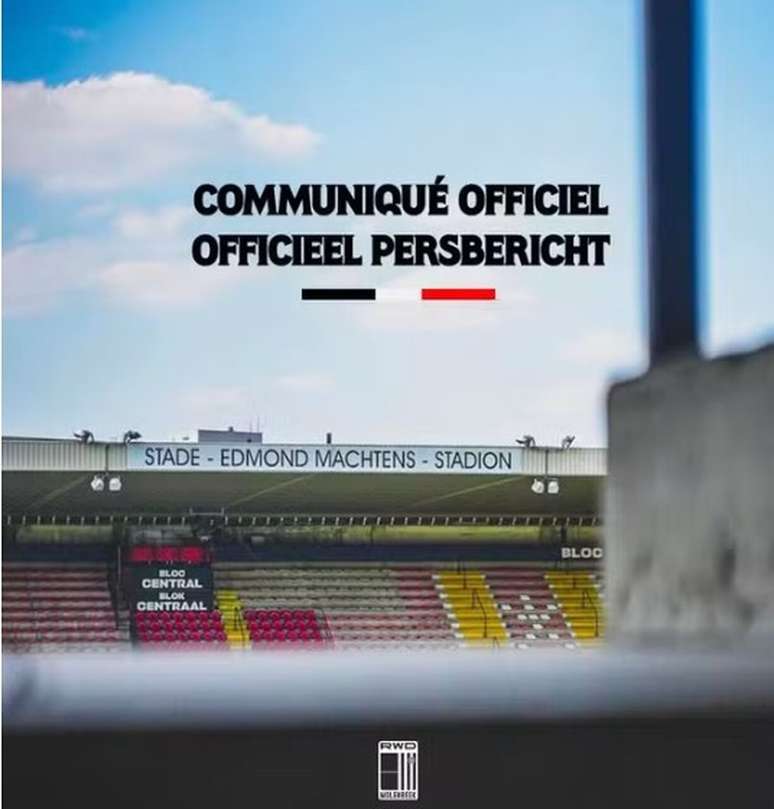 Comunicado do RWDM Brussel &agrave; imprensa &ndash;