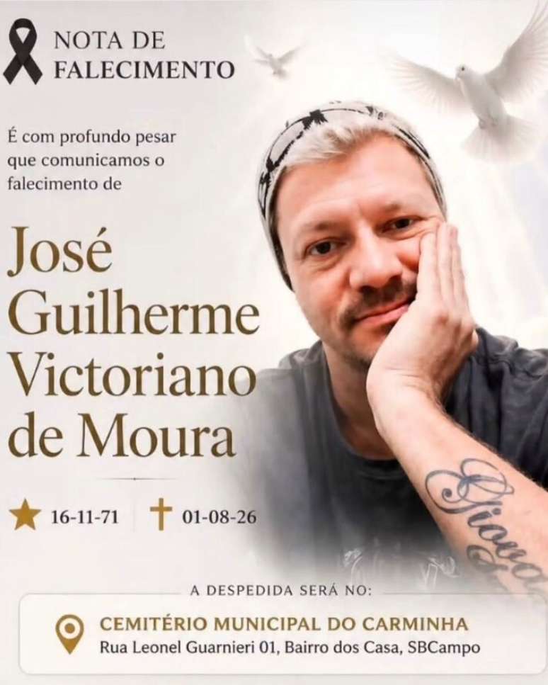 Jos&eacute; Guilherme de Moura foi a primeira v&iacute;tima no ataque em S&atilde;o Bernardo do Campo.