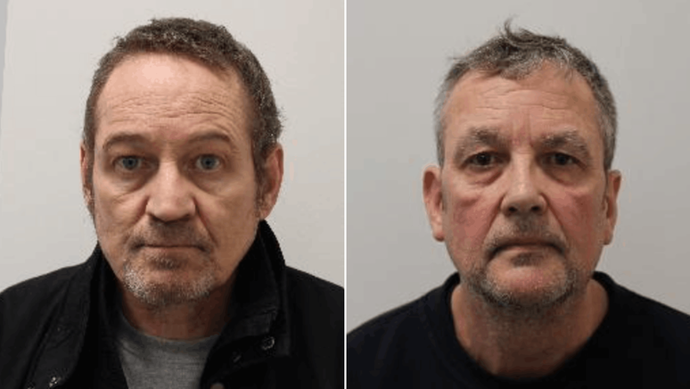 Os irm&atilde;os Michael (&agrave; esquerda) e Anthony Stewart foram condenados 42 anos ap&oacute;s o assassinato de Littler