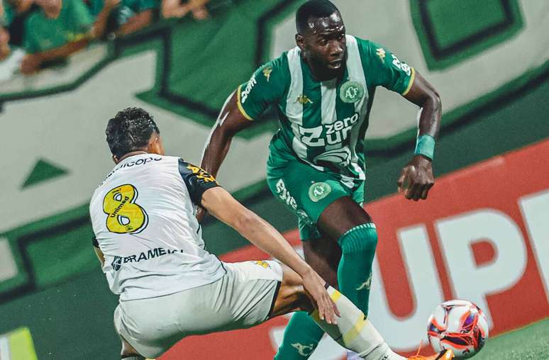 Bolasie em a&ccedil;&atilde;o pela Chape na atual temporada &ndash;