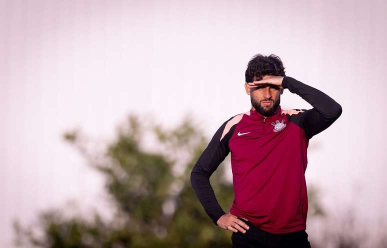 Yuri Alberto em treinamento no CT Joaquim Grava nesta temporada &mdash;