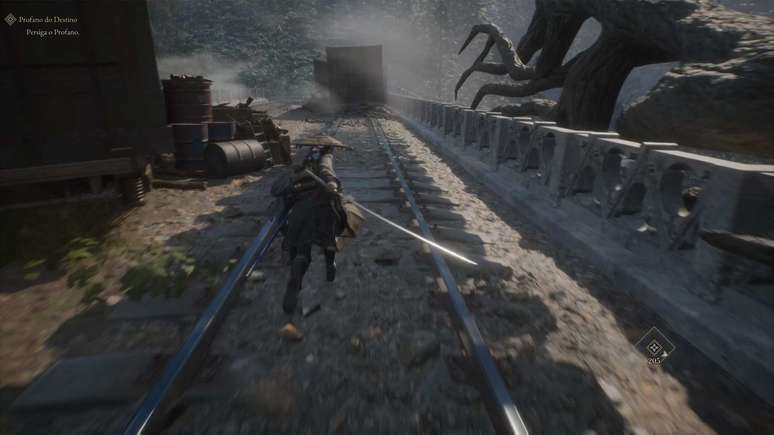 O jogo &eacute; claramente inspirado em t&iacute;tulos como NieR, Stellar Blade e Sekiro