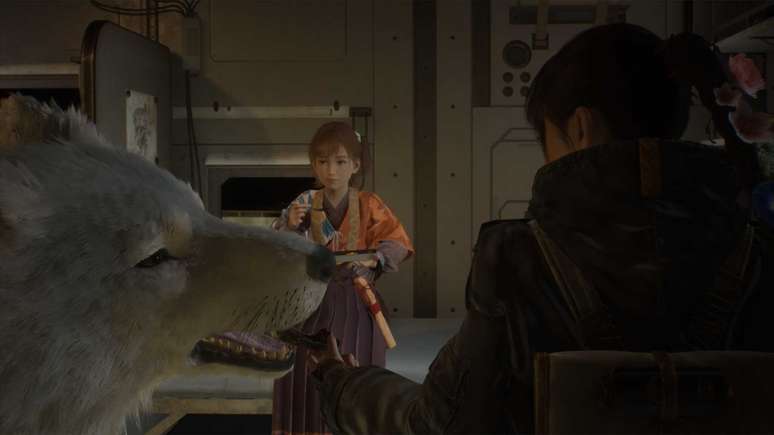 Kagura &eacute; a respons&aacute;vel pelas refei&ccedil;&otilde;es de Emma e Ko, essenciais para deixar ambos saciados e mais fortes