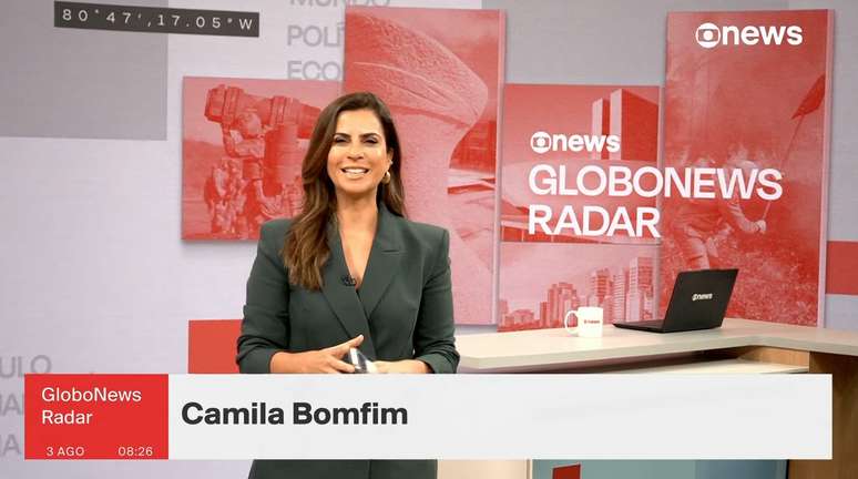 Camila Bomfim se mudou de Bras&iacute;lia para o Rio a fim de comandar o 'Radar'
