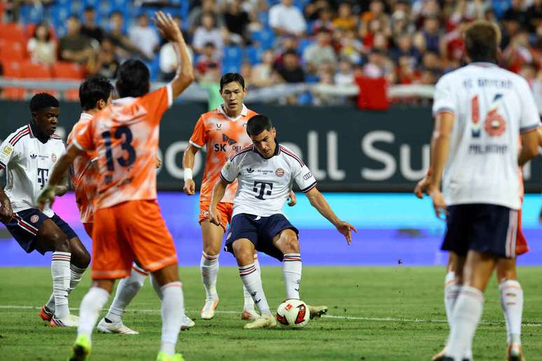 Felipe Chavez marcou o primeiro gol do Bayern no amistoso (Photo by Han Myung-Gu/Getty Images)