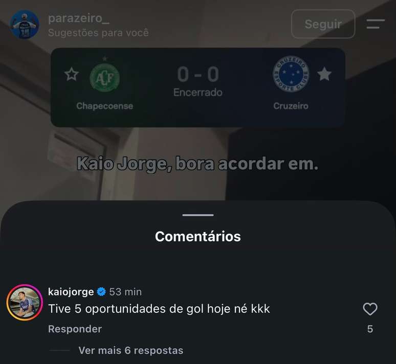 KJ espondeu torcedor celeste que cobrou mais efici&ecirc;ncia nas &uacute;ltimas partidas &ndash;
