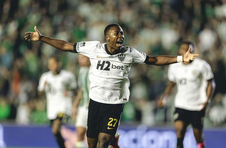 Alan Minda comemora o gol que a classifica&ccedil;&atilde;o na pr&oacute;xima fase da Copa do Brasil &ndash;