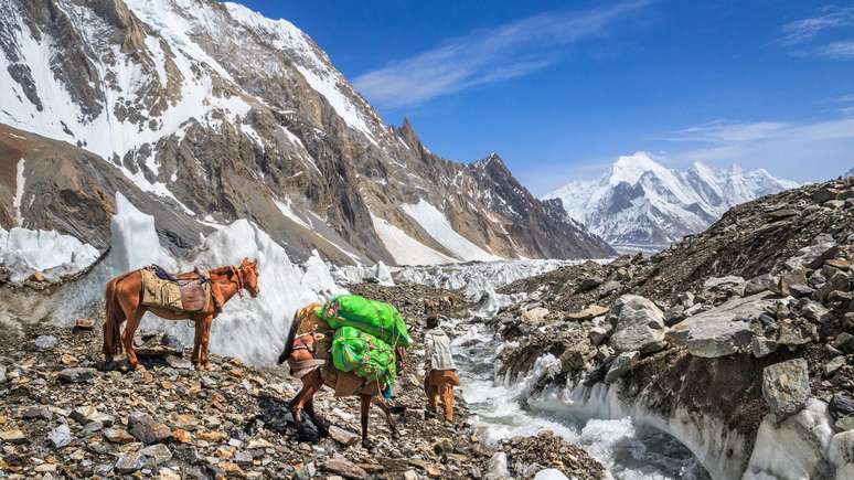 As montanhas do Paquistão são muito mais remotas do que as do Nepal