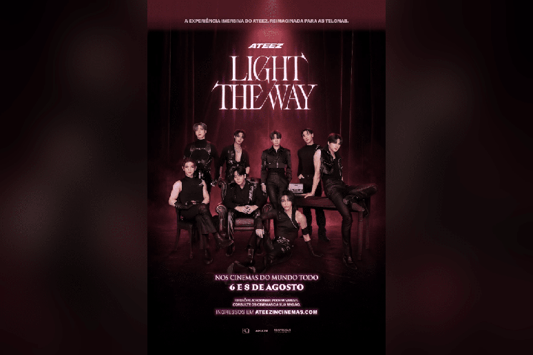 &ldquo;ATEEZ: Light The Way In Cinemas&rdquo; leva a turn&ecirc; do grupo sul-coreano para as telonas em resolu&ccedil;&atilde;o 8K 