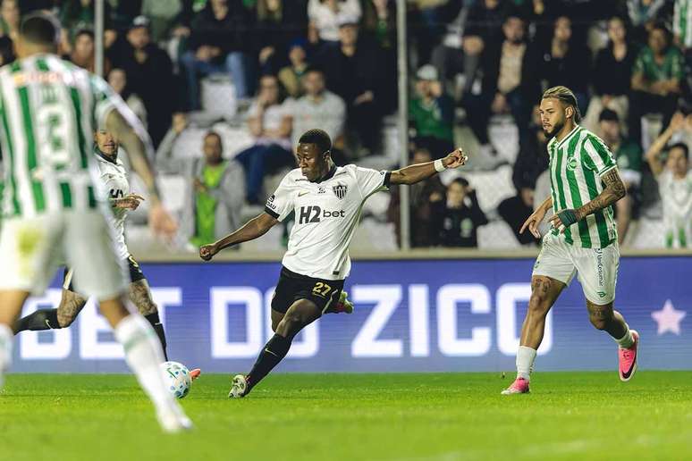 Minda marcou o gol da vit&oacute;ria do Atl&eacute;tico &ndash;
