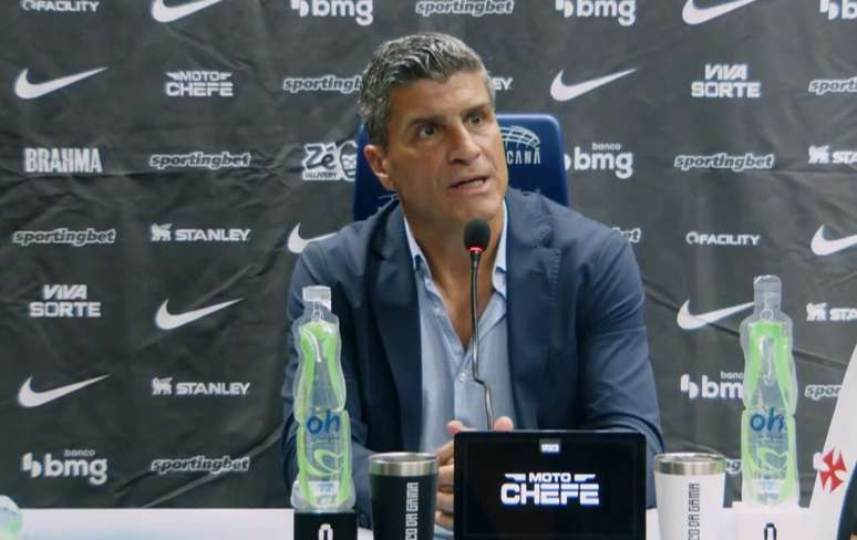 Pedro Emanuel em coletiva ap&oacute;s a classifica&ccedil;&atilde;o do Vasco &ndash;