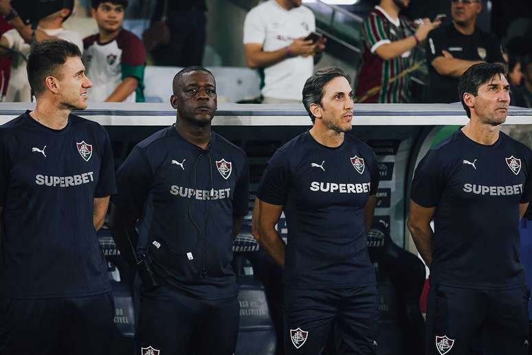 Luis Zubeld&iacute;a durante o cl&aacute;ssico no Maracan&atilde; &ndash;