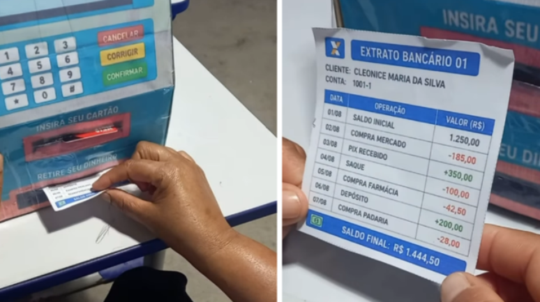 Caixa eletr&ocirc;nico pedag&oacute;gico foi pensado para alunos do EJA