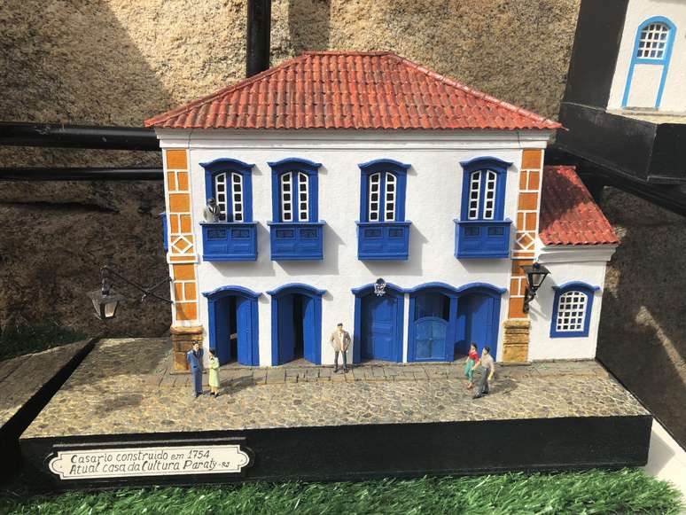 Maquete da Casa de Cultura de Paraty
