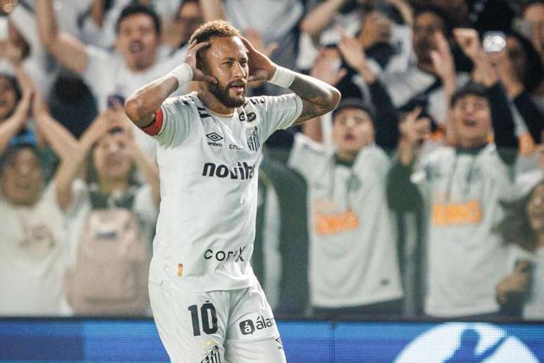 No jogo contra a Chapecoense, Neymar simulou jogar p&ocirc;quer em comemora&ccedil;&atilde;o &ndash;