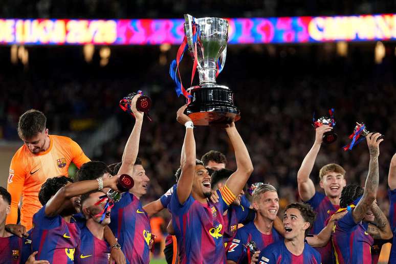 Bar&ccedil;a conquistou o t&iacute;tulo do torneio na temporada passada &ndash;