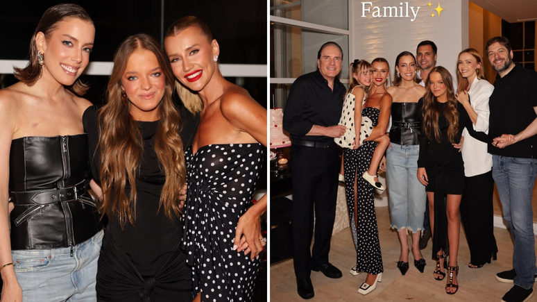 Fabiana Justus, Rafa Justus e Ana Paula Siebert 