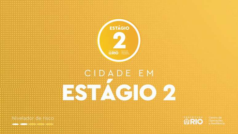 O COR-Rio informou que o munic&iacute;pio do Rio de Janeiro entrou no Est&aacute;gio 2 nesta quinta-feira (6), ap&oacute;s intensifica&ccedil;&atilde;o dos ventos.