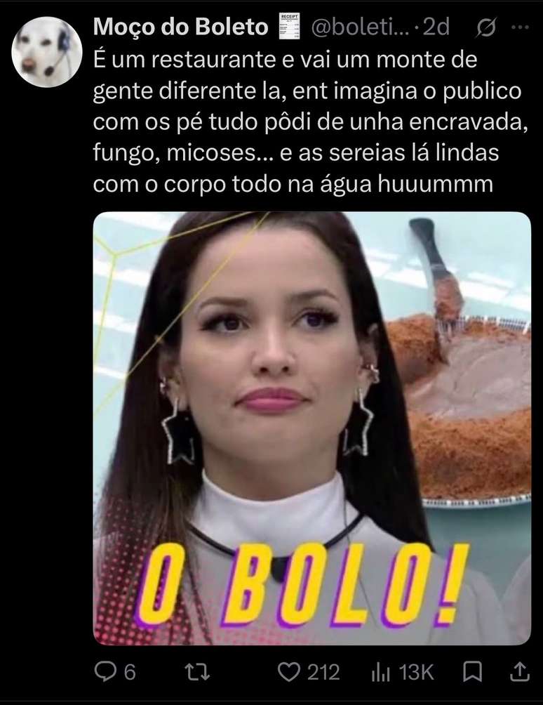 Coment&aacute;rios sobre o White Dinner Water Show.