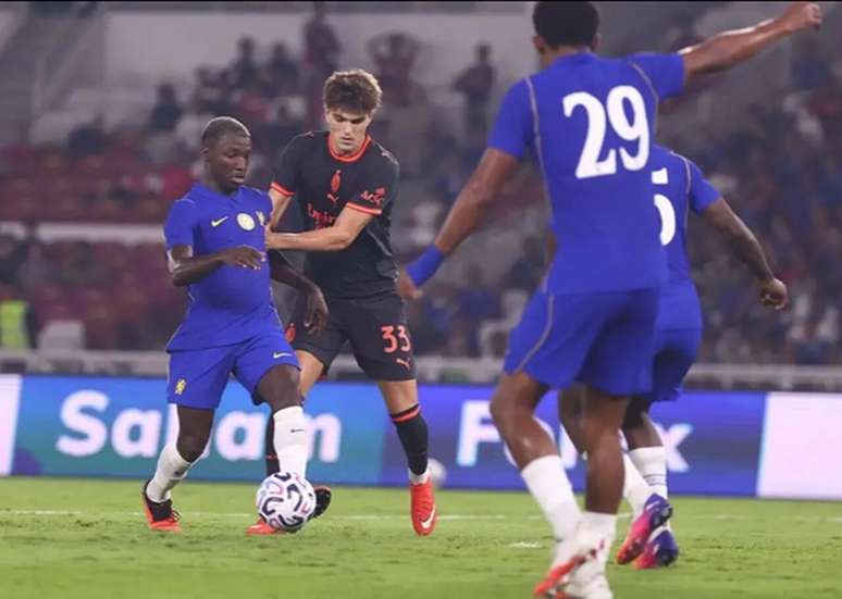Blues aceleram e definem goleada sobre o Milan, no Sudeste Asi&aacute;tico &ndash; Divulga&ccedil;&atilde;o/AC Milan