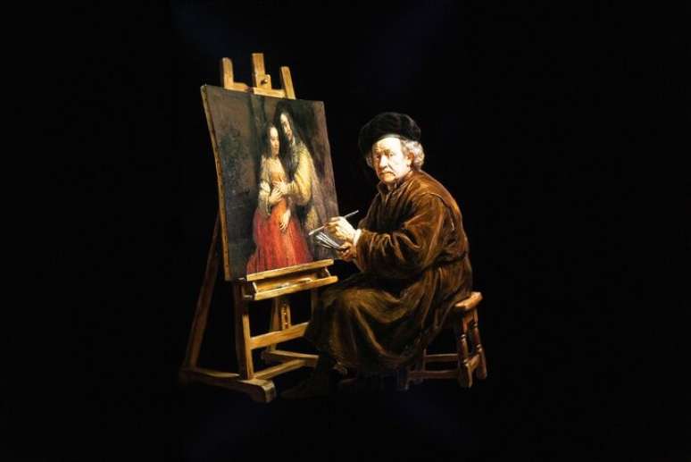 Holograma de Rembrandt &eacute; um dos destaques da ala tecnol&oacute;gica da exposi&ccedil;&atilde;o 'Rembrandt &ndash; O Mestre da Luz e da Sombra'