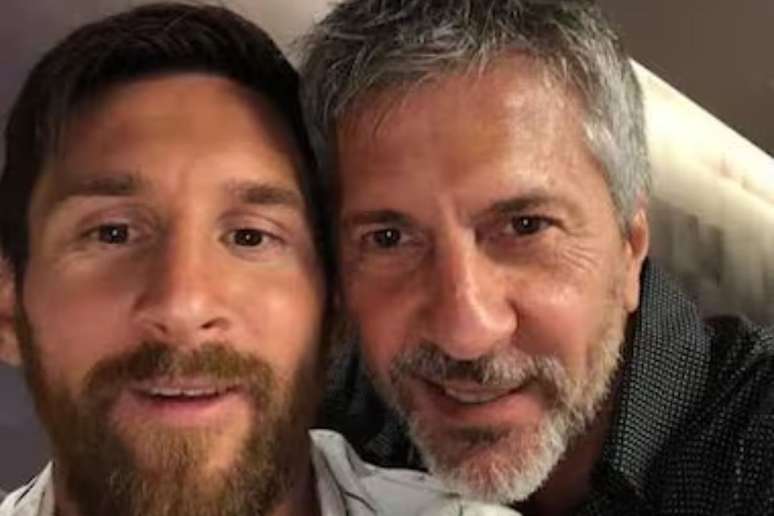 Lionel Messi e seu pai, Jorge