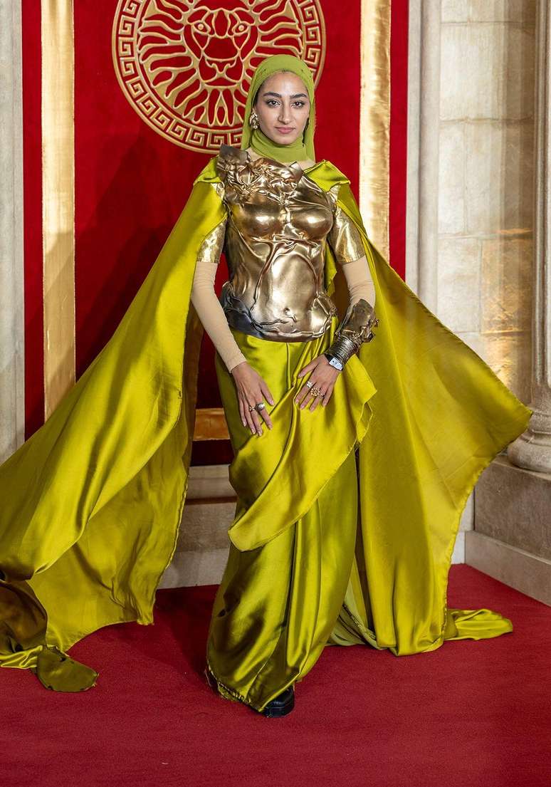 Zainab Jiwa comparece &agrave; apresenta&ccedil;&atilde;o real e estreia mundial de "Gladiador II" na Leicester Square, em 13 de novembro de 2024, em Londres, Inglaterra. 